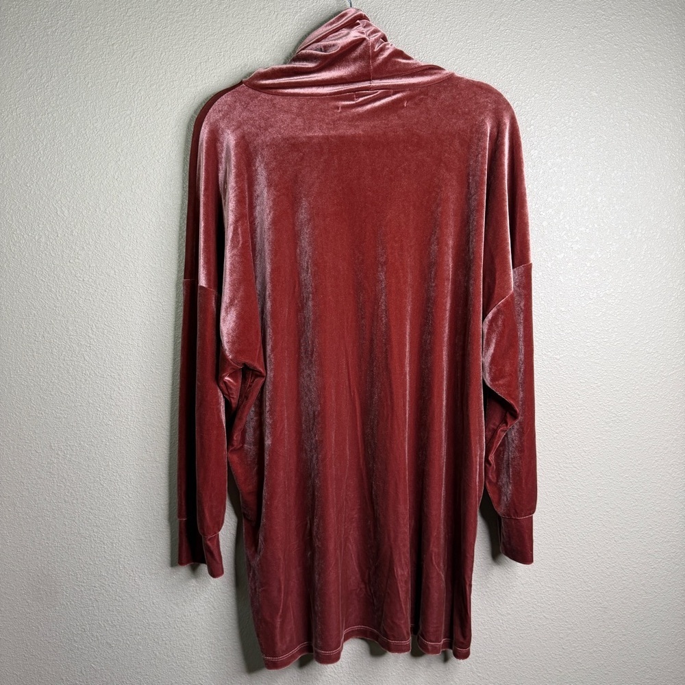 Urban Outfitters Velour Turtleneck Dress Batwing Sleeve Size M - Picture 3 of 7